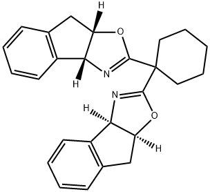 8H-?Indeno[1,?2-?d]?oxazole, 2,?2'-?cyclohexylidenebis[3?a,?8a-?dihydro-?, (3aR,?3'aR,?8aS,?8'aS)?- Structural