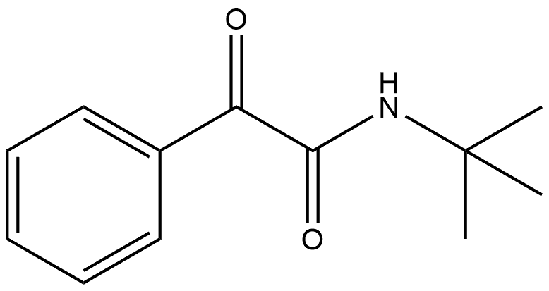 Benzeneacetamide, N-(1,1-dimethylethyl)-α-oxo- Structural