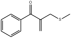 2-(methylthiomethyl)-1-phenylprop-2-en-1-one Structural