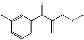 2-(methylthiomethyl)-1-(m-tolyl)prop-2-en-1-one Structural