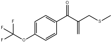 2-(methylthiomethyl)-1-(4-(trifluoromethoxy)phenyl) prop-2-en-1-one