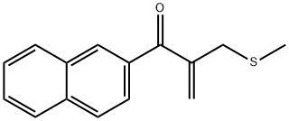 2-(methylthiomethyl)-1-(naphthalen-2-yl)prop-2-en-1-one Structural