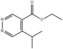 ethyl 5-isopropylpyridazine-4-carboxylate Structural