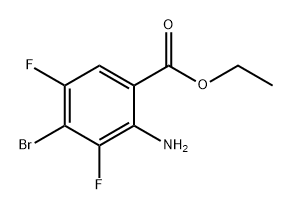 Benzoic acid, 2-amino-4-bromo-3,5-difluoro-, ethyl ester Structural