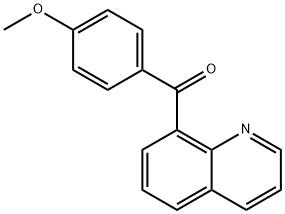 Methanone, (4-methoxyphenyl)-8-quinolinyl- Structural