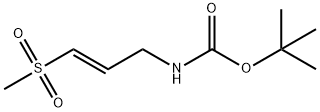 Carbamic acid, [(2E)-3-(methylsulfonyl)-2-propenyl]-, 1,1-dimethylethyl ester (9CI) Structural