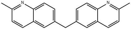 Quinoline, 6,6'-methylenebis[2-methyl- Structural