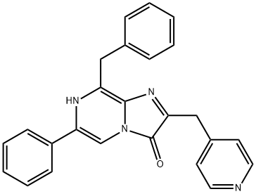 Imidazo[1,2-a]pyrazin-3(7H)-one, 6-phenyl-8-(phenylmethyl)-2-(4-pyridinylmethyl)- Structural