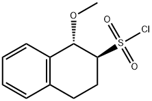 Rac-(1r,2r)-1-methoxy-1,2,3,4-tetrahydronaphthalene-2-sulfonyl chloride Structural