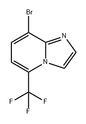 Imidazo[1,2-a]pyridine, 8-bromo-5-(trifluoromethyl)- Structural