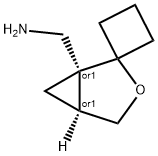 rac-[(1R,5S)-3-oxaspiro[bicyclo[3.1.0]hexane-2,1''-cyclobutane]-1-yl]methanamine, cis Structural