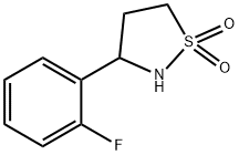 Isothiazolidine, 3-(2-fluorophenyl)-, 1,1-dioxide Structural