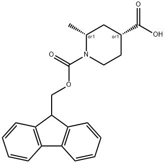 rel-(2S,4S)-1-(((9H-fluoren-9-yl)methoxy)carbonyl)-2-methylpiperidine-4-carboxylic acid