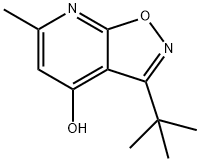 Isoxazolo[5,4-b]pyridin-4-ol, 3-(1,1-dimethylethyl)-6-methyl- Structural