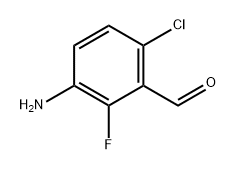 Benzaldehyde, 3-amino-6-chloro-2-fluoro- Structural