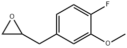 Oxirane, 2-[(4-fluoro-3-methoxyphenyl)methyl]- Structural