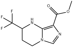methyl 2-(trifluoromethyl)-1H,2H,3H,4H-imidazo[1,5-a]pyrimidine-8-carboxylate Structural