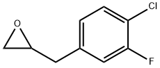 Oxirane, 2-[(4-chloro-3-fluorophenyl)methyl]- Structural