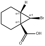rac-(1R,6S,7R)-7-bromobicyclo[4.1.0]heptane-1-carboxylic acid Structural