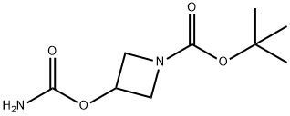 tert-butyl 3-(carbamoyloxy)azetidine-1-carboxylate Structural