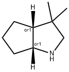 rac-(3ar,6ar)-3,3-dimethyl-octahydrocyclopenta[b]pyrrole Structural