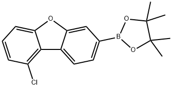 Dibenzofuran, 1-chloro-7-(4,4,5,5-tetramethyl-1,3,2-dioxaborolan-2-yl)- Structural