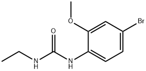 Urea, N-(4-bromo-2-methoxyphenyl)-N'-ethyl- Structural