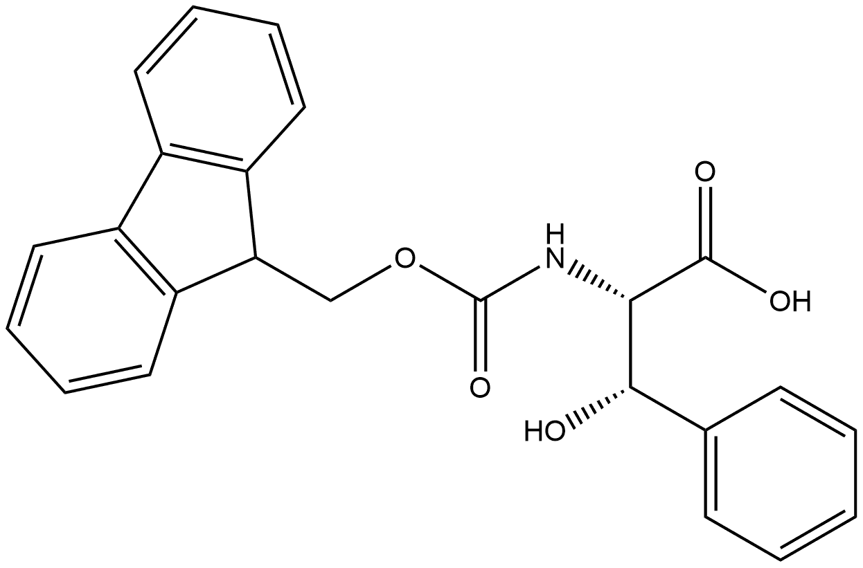 Fmoc-(S,S)-β-Phenylserine Structural