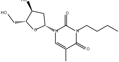 Thymidine, 3-butyl- Structural
