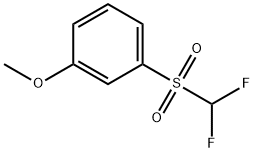 Difluoromethyl 3-methoxyphenyl sulphone Structural