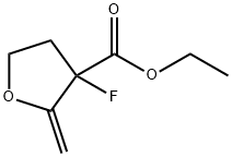 ethyl 3-fluoro-2-methylideneoxolane-3-carboxylate Structural