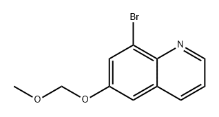 Quinoline, 8-bromo-6-(methoxymethoxy)- Structural