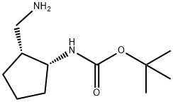 Carbamic acid, N-[(1R,2R)-2-(aminomethyl)cyclopentyl]-, 1,1-dimethylethyl ester