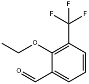 Benzaldehyde, 2-ethoxy-3-(trifluoromethyl)- Structural