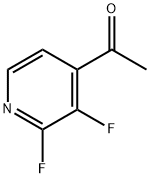 Ethanone, 1-(2,3-difluoro-4-pyridinyl)- Structural