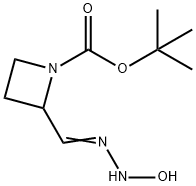 tert-butyl 2-[(Z)-N''-hydroxycarbamimidoyl]azetidine-1-carboxylate Structural