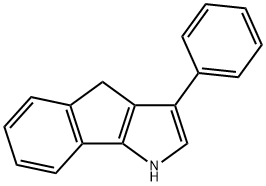 Indeno[1,2-b]pyrrole, 1,4-dihydro-3-phenyl- Structural