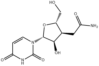 Uridine, 3'-(2-amino-2-oxoethyl)-3'-deoxy- (9CI) Structural