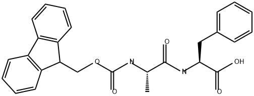 L-Phenylalanine, N-[(9H-fluoren-9-ylmethoxy)carbonyl]-L-alanyl- Structural