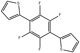 Thiophene, 2,2'-(2,3,5,6-tetrafluoro-1,4-phenylene)bis- Structural