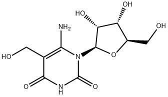 Uridine, 6-amino-5-(hydroxymethyl)- (9CI) Structural