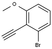 Benzene, 1-bromo-2-ethynyl-3-methoxy- Structural