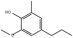 Phenol, 2-methoxy-6-methyl-4-propyl- Structural
