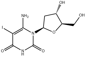 Uridine, 6-amino-2'-deoxy-5-iodo- (9CI) Structural