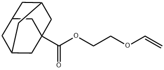 Tricyclo[3.3.1.13,7]decane-1-carboxylic acid, 2-(ethenyloxy)ethyl ester Structural