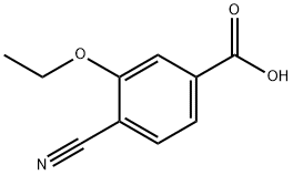 Benzoic acid, 4-cyano-3-ethoxy- Structural