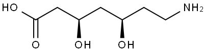 Heptanoic acid, 7-amino-3,5-dihydroxy-, (3R,5R)-rel- Structural