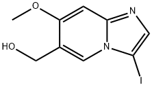 Imidazo[1,2-a]pyridine-6-methanol, 3-iodo-7-methoxy- Structural
