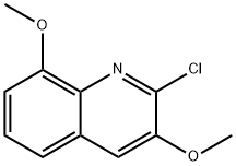 Quinoline, 2-chloro-3,8-dimethoxy- Structural