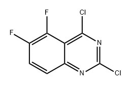 Quinazoline, 2,4-dichloro-5,6-difluoro- Structural